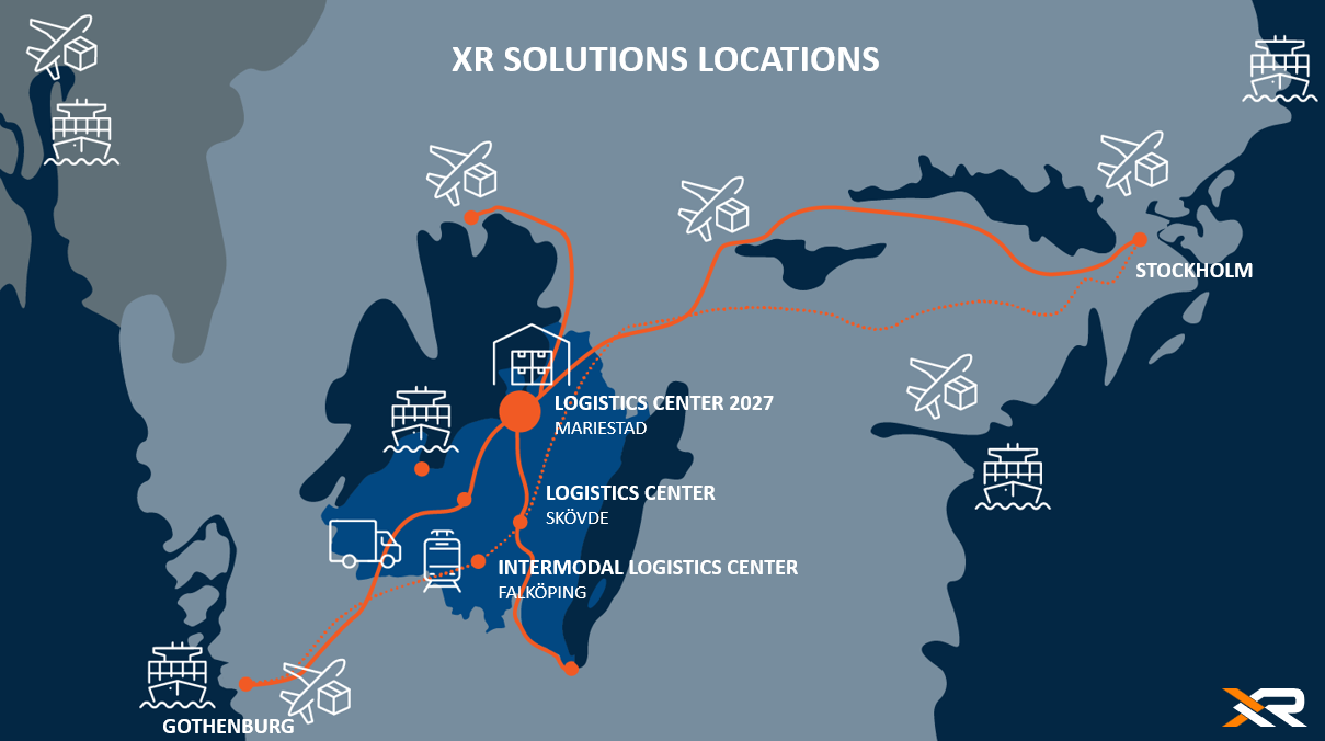 Map of XR solutions current locations